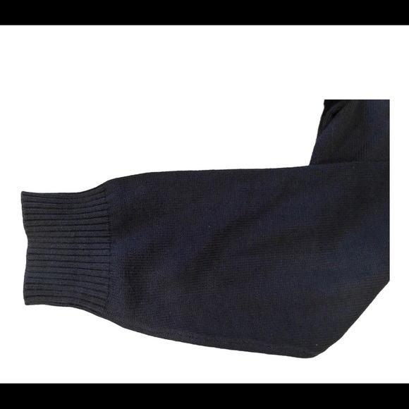 Duluth Trading Navy Blue Crewneck LS Sweater Sz. M Cotton Date Night Cozy - Picture 3 of 3